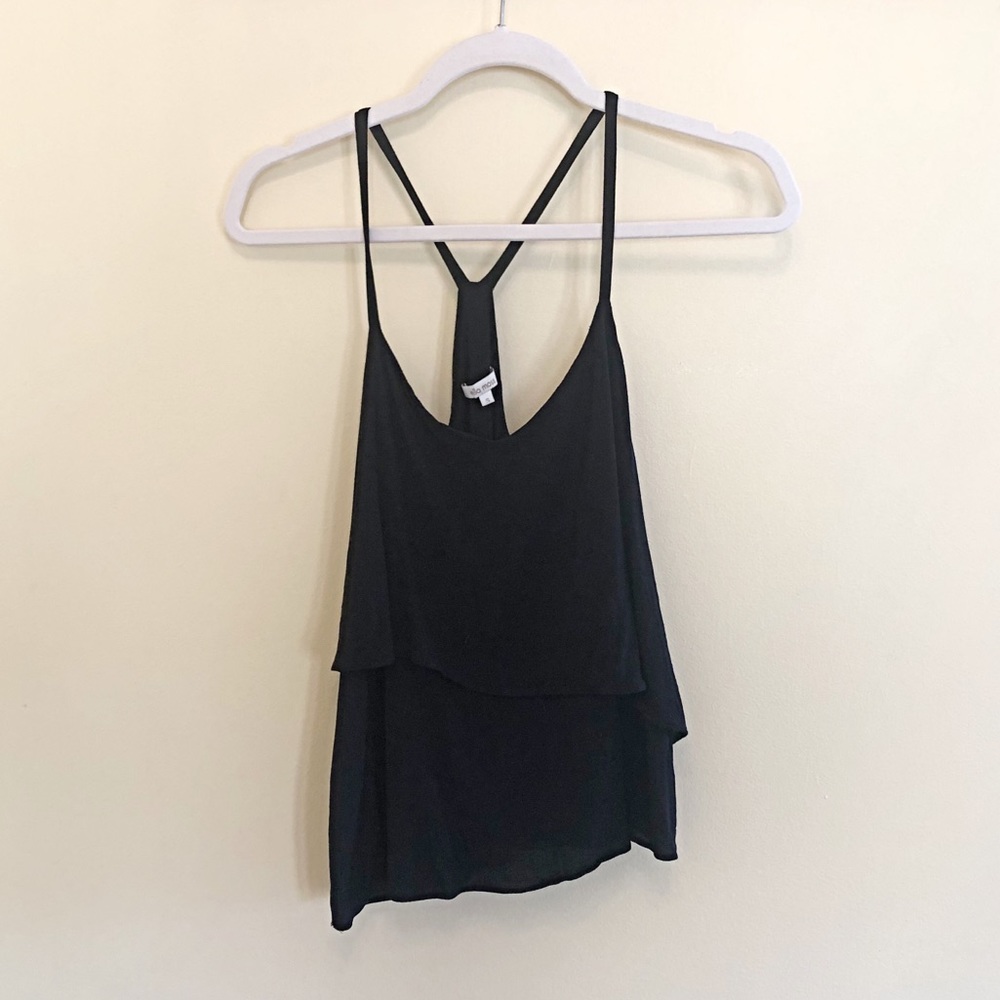 Ella Moss Black Layered Tank Top 🖤 | Size S - Picture 1 of 5